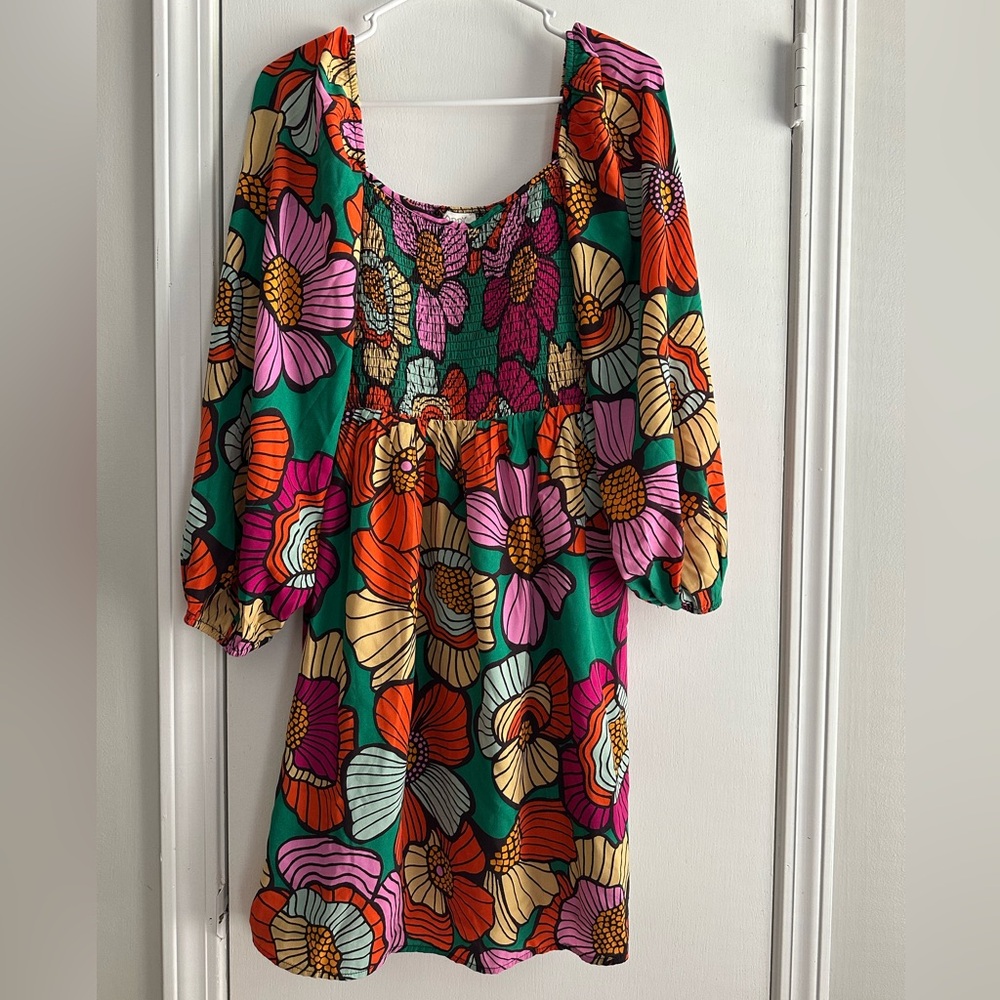 ODDY Colorful Floral Women’s Dress